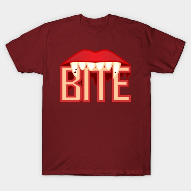 BITE! T-Shirt by Jokertoons